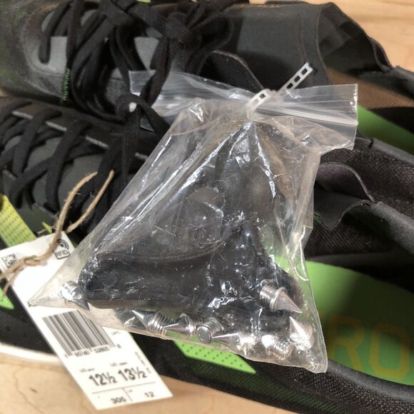 Adidas Adizero Ambition Athletic Black Green Track Spikes GY8401 Men's Size 12.5 - Picture 6 of 10